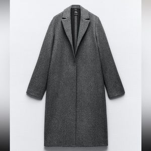 Zara Felt Texture Coat